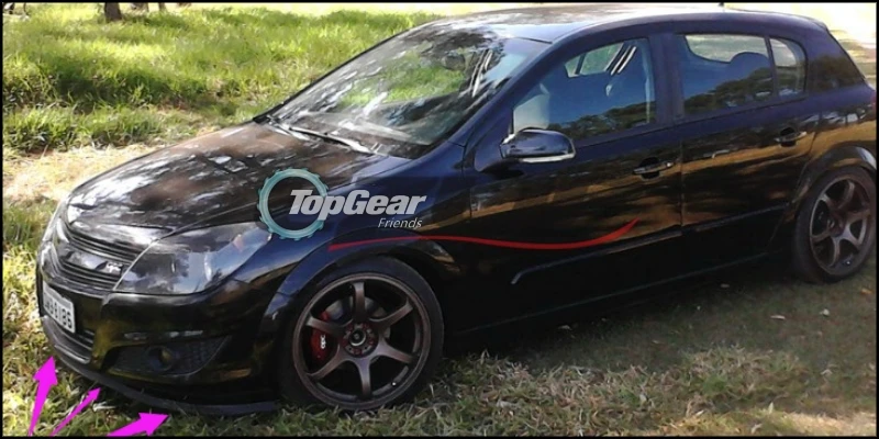Бампер губы для Opel Corsa C D Vita Barina/верхняя Шестерня магазин спойлера тюнинга