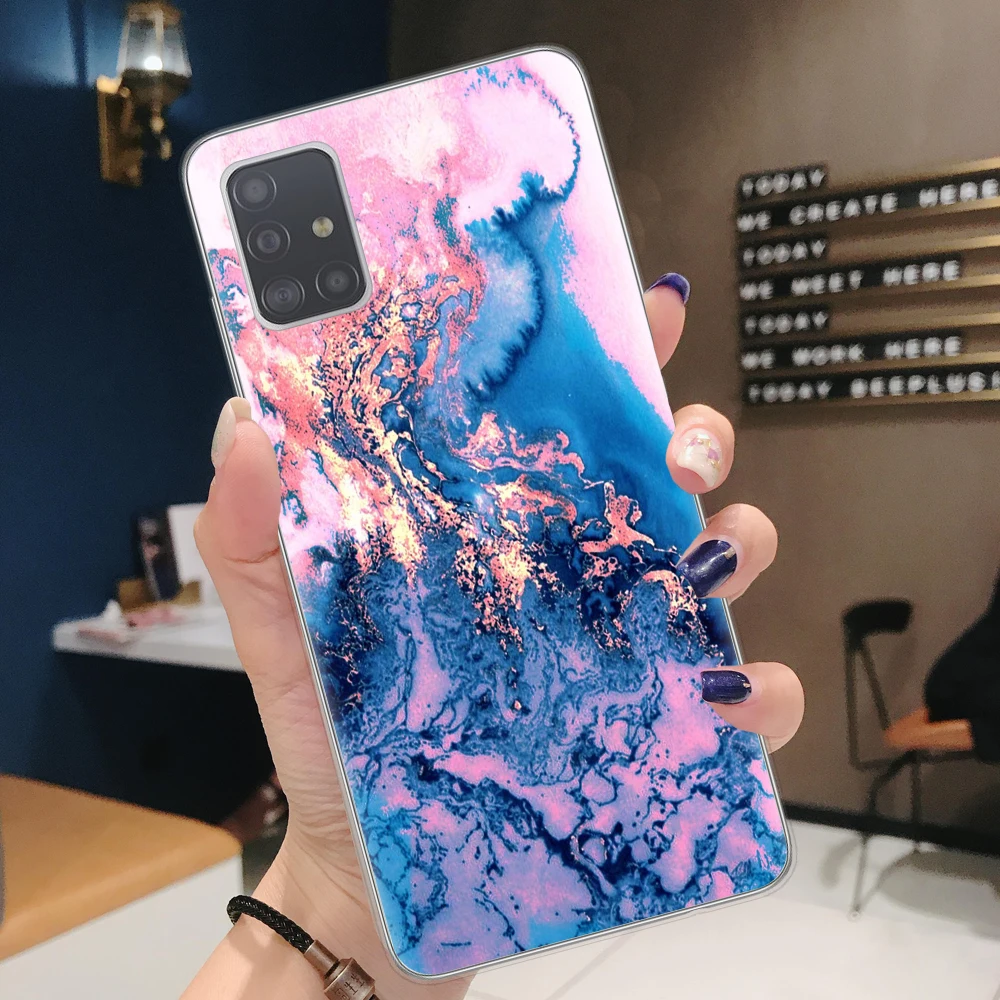 Чехол для телефона Samsung A51 A71 A10 A20 A30 A40 A50 A70 A6 A8 Plus A7 A9 2018 мягкий ТПУ чехол-накладка |