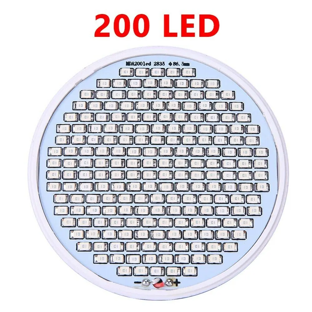 200 Светодиодный лампа для выращивания растений полного спектра гидропонная с