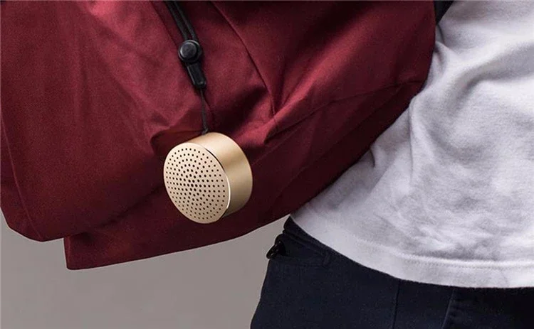 Xiaomi Mi портативный Bluetooth динамик беспроводная маленькая круглая Колонка для iphone