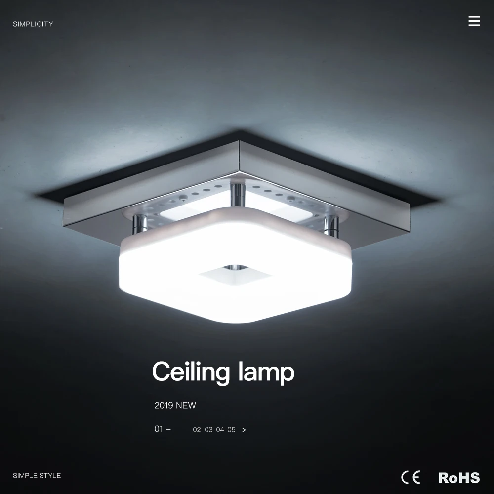 Stainless color lamp Artpad современный заподлицо потолочный светильник прихожая крыльцо балкон лампа освещение салона поверхностный монтаж квадратный светодиодный потолочный светильник s - Цвет корпуса: Stainless color lamp