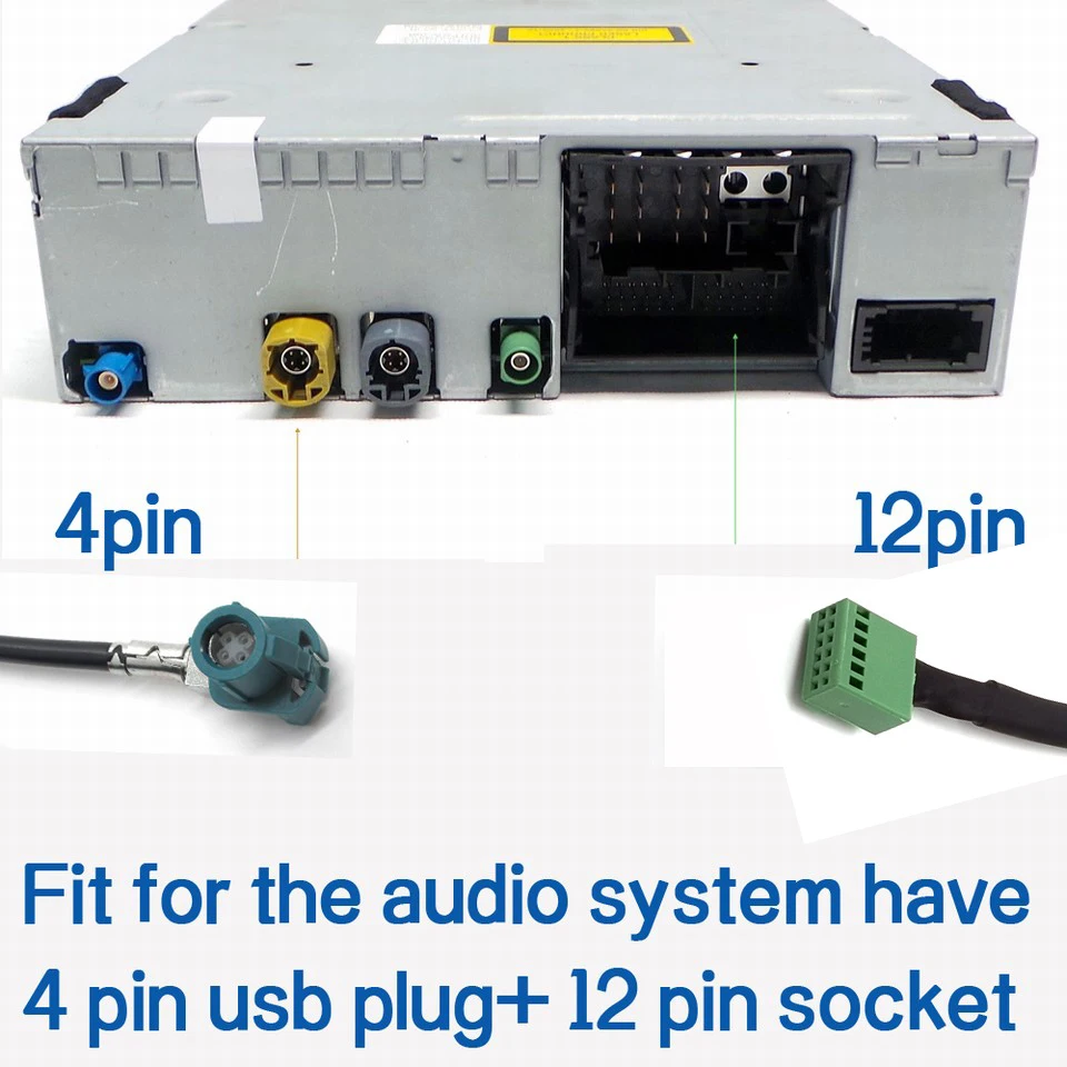 12Pin 12V автомобильный беспроводной AUX Bluetooth 5 0 адаптер громкой связи комплект аудио