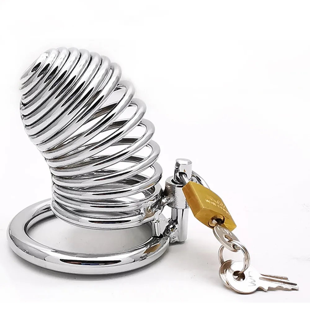 Мужской Пояс верности клетка целомудрия из марганцевой стали 40/45/50 мм кольцо для