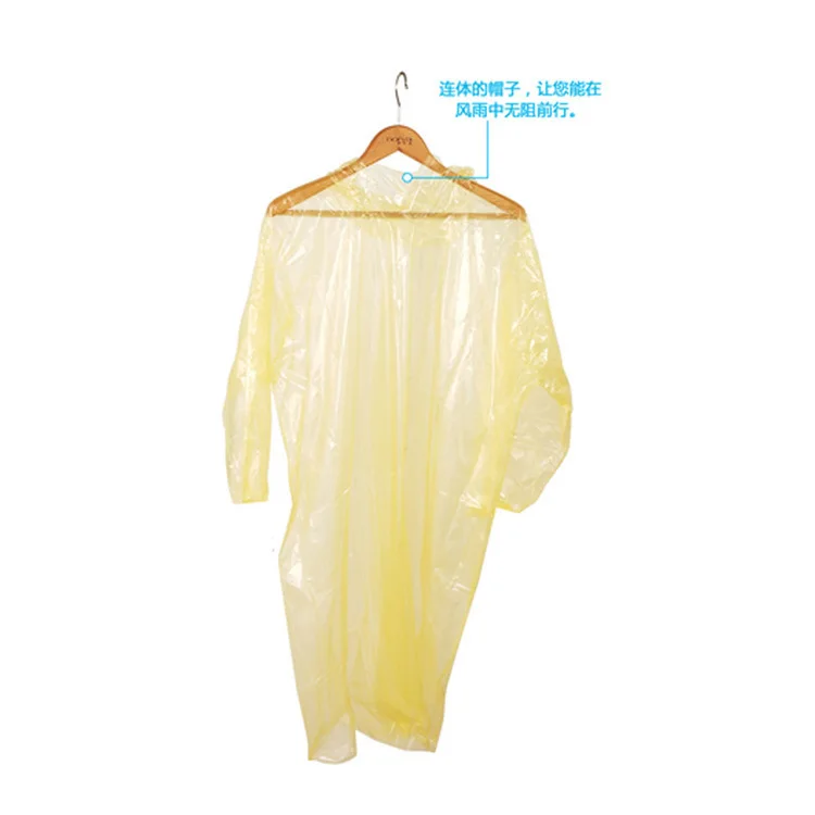 

Car car outdoor disposable raincoat PE portable travel raincoat transparent poncho outdoor travel