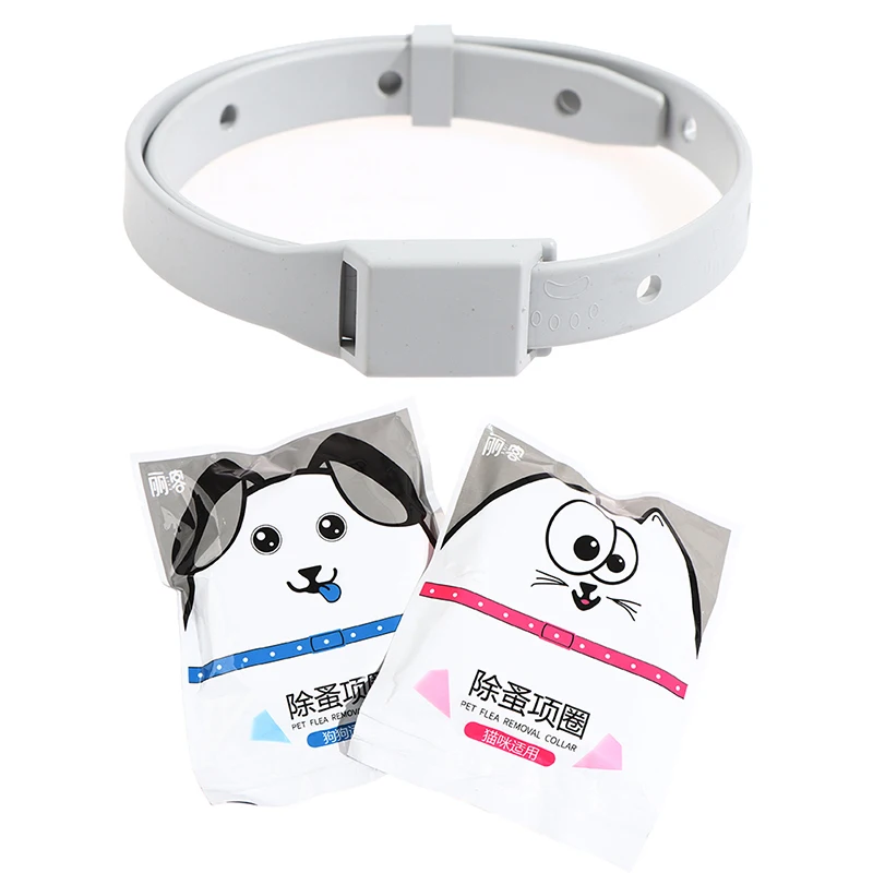 Регулируемый ошейник для кошек и собак защита от блох клещей на 3 месяца