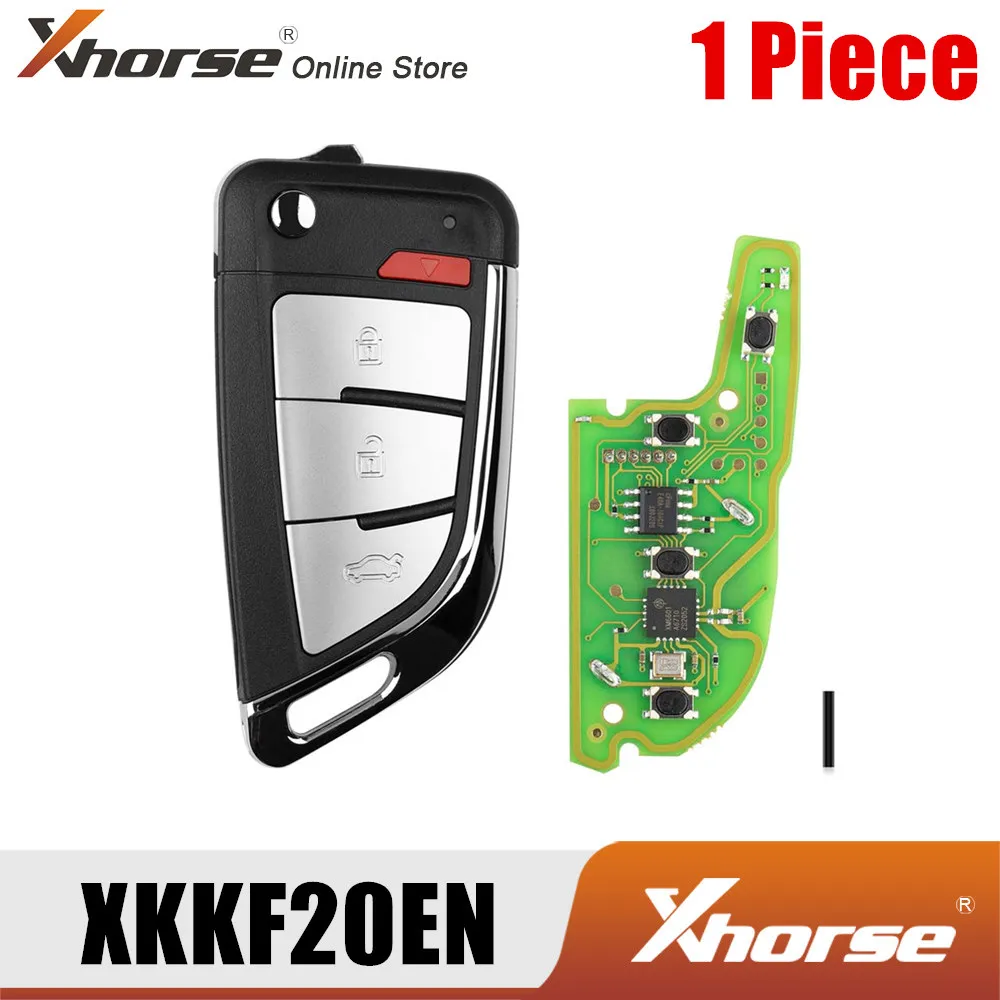 

Xhorse XKKF20EN Wire Remote Key Memoeial Knife Style 3 Buttons 1 Piece