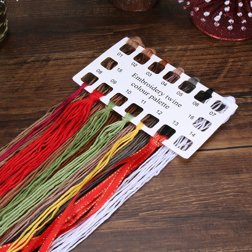 Набор для вышивки крестиком на Рождество набор сделай сам рождественской навес