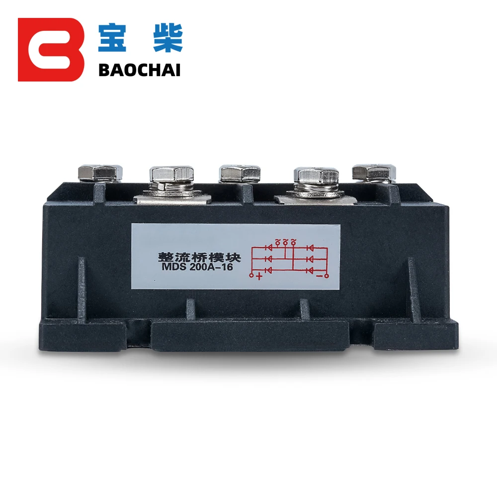 MDS200A Amp 1600 В Вольт трехфазный модуль выпрямителя генератора диодный