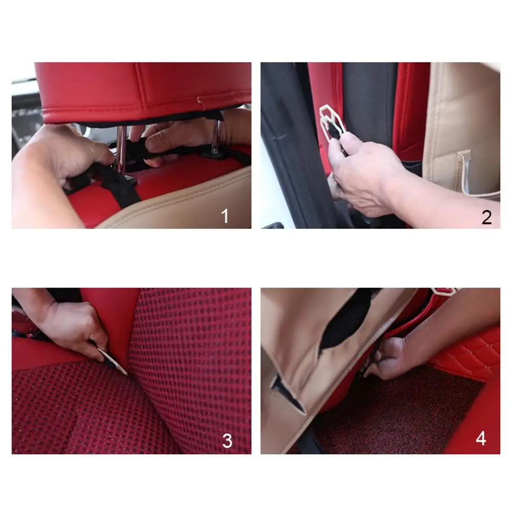 

Multifunctional Car Seat Back Organizer Storage Bags Foldable Tray Container Auto Car Storage Bag