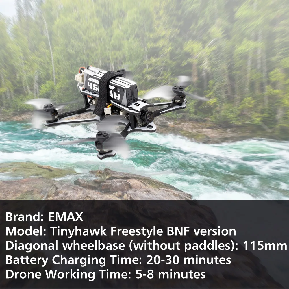 Бесщеточный гоночный Дрон EMAX FPV Радиоуправляемый квадрокоптер с аэрокосмическим