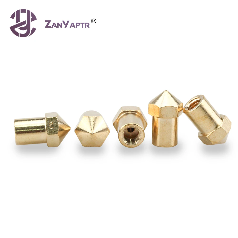 

5Pcs/lot E3D V6 & V5 Creatbot Brass Nozzle J-Head Extruder 0.4mm for 1.75mm 3D Printer