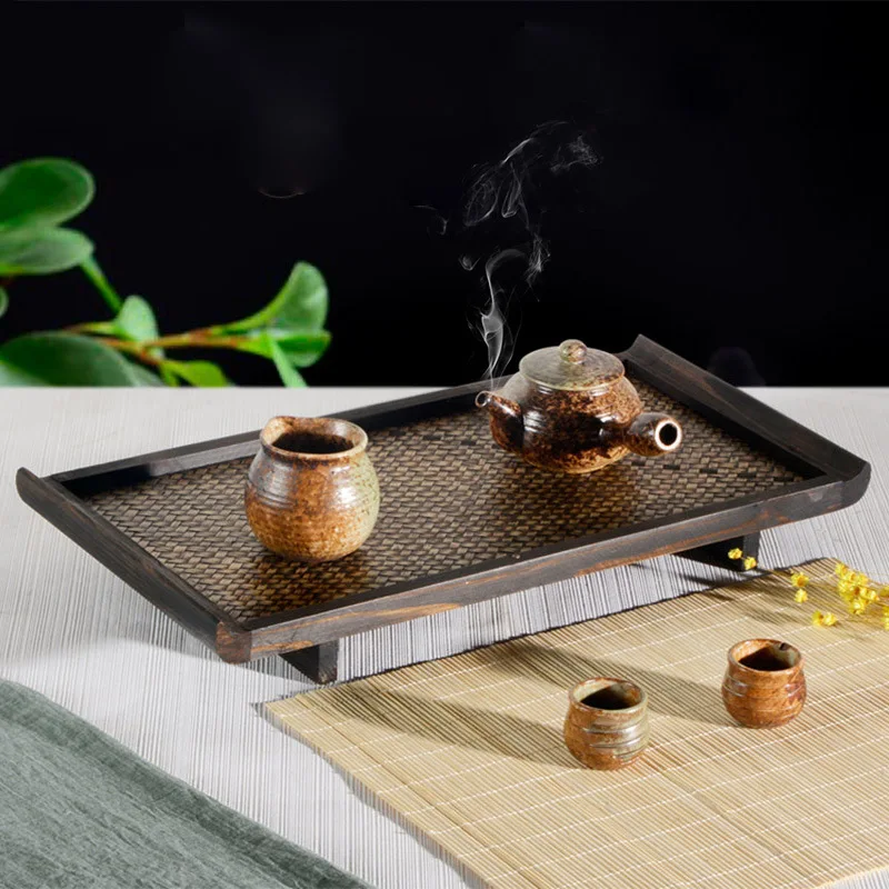 Новый год 1 шт. деревянные фруктовые спа чайные подносы украшение для дома