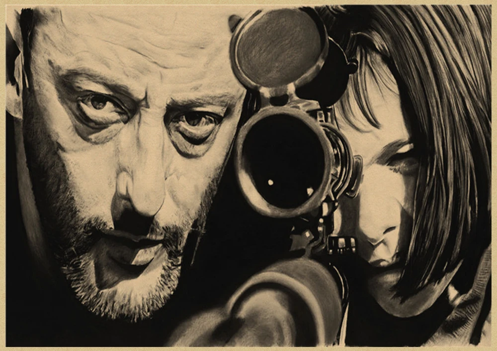 Настенные стикеры Leon профессиональный винтажный фотопостер Настенный декор