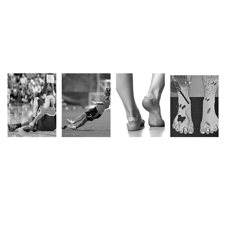 Unisex Sport Insoles Foot Care For Plantar Fasciitis Orthopedic Massaging Shoe Inserts Shock Absorption Basketball Shoe Pad