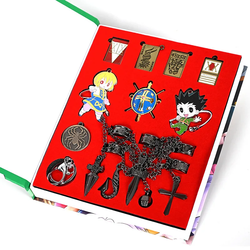 Аниме Охотник на Х Костюм Гон Фрикс Курапика Пять Пальцев Цепь Косплей Брелок-холдер Подвеска Украшения Подарки.