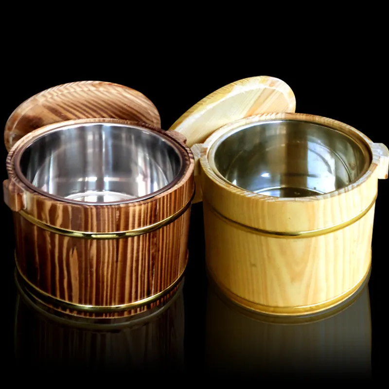 

Wooden Kegs Wooden Eater Decorative Beer Bar Photography Props Wooden Barrels Hostels Decoration Rice Bucket thermos tableware