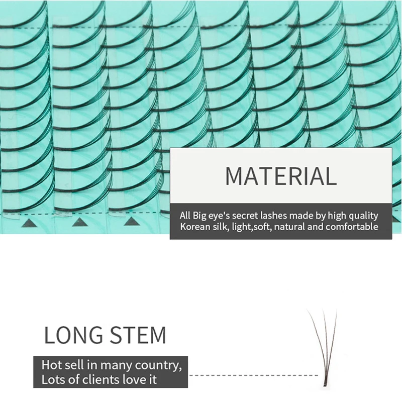 Ресницы большого глаза секретные ресницы оптовая цена объем 2D3D4D5D6D искусственная