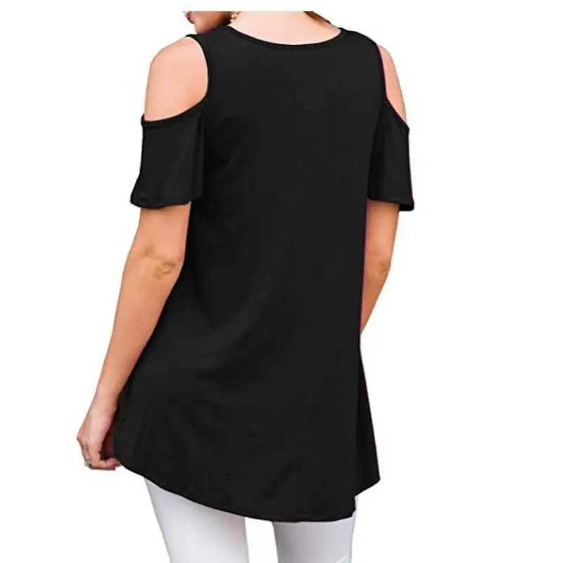 Версия женские модные топы Core 6 женская (S-2X) мягкая Пима хлопок стрейч круглый