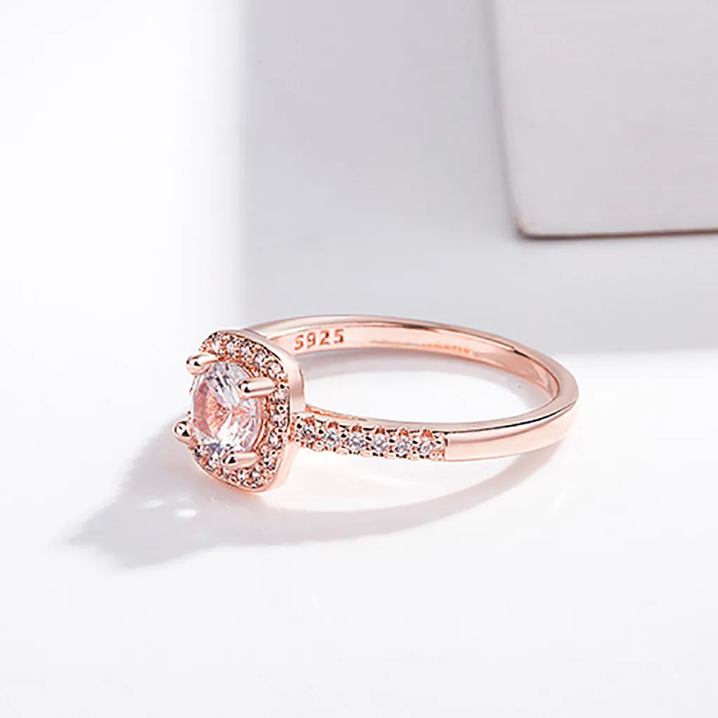 Роскошное женское кольцо Anillos plata para mujer обручальные кольца вечности Подарочные