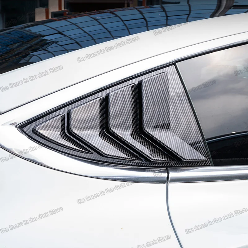 АБС-пластик из углеродного волокна для модели Tesla аксессуары обложки затвора