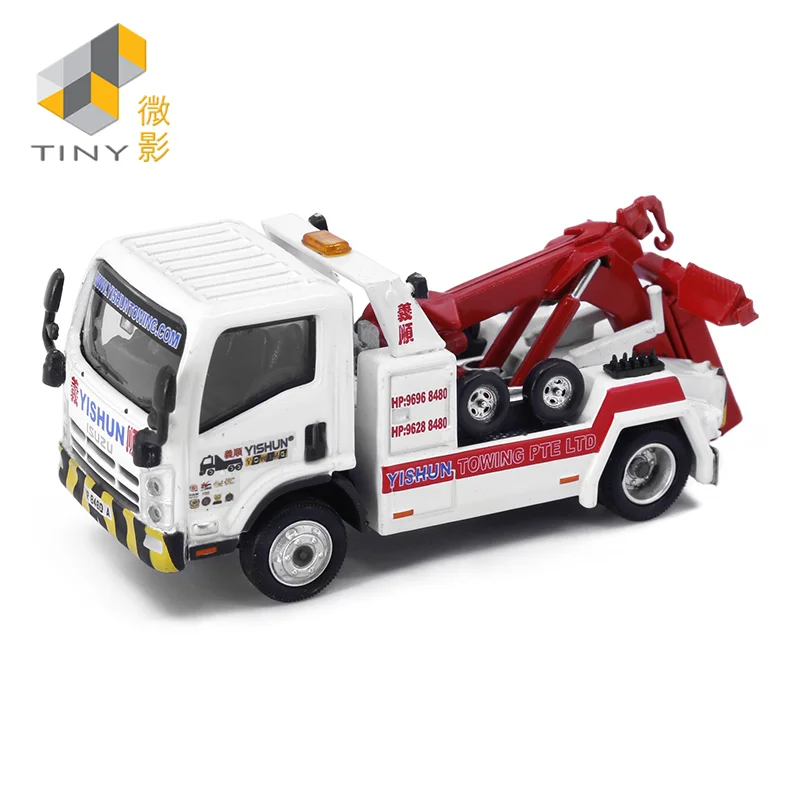 

Tiny 1:76 Isuzu N Series Yishun Tow Truck SG11 NO.11 Simulation Model Car