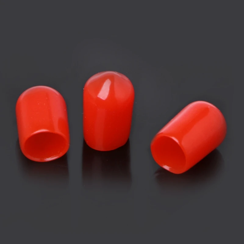

2021 New 100PCS 6mm Red Protective Cover Rubber Covers Dust Cap For SMA Connector