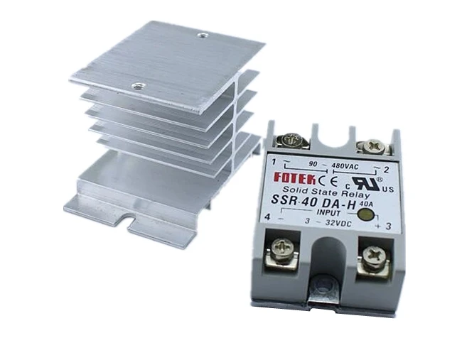 SSR 40 DA H DC AC твердотельное реле 40A 3 32V / 90 480V w теплоотвод|relay ssr 40a|ssr 40asolid state relay |