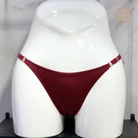 women thong panties buckle high end underwear briefs fashion sexy low waist solid color thong panty a right choice for lady 129