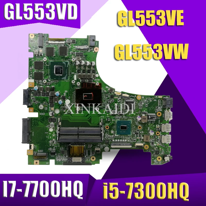 Обмен! ROG материнская плата для ноутбука ASUS GL553VD GL553VE GL553VW GL553V GL553 оригинальная GTX1050M