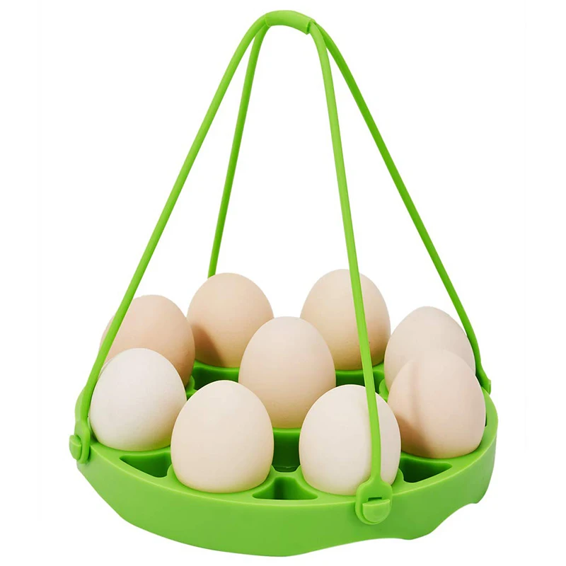 Силиконовые формы для варки яиц и Пароварка подставка-подставка со стропами