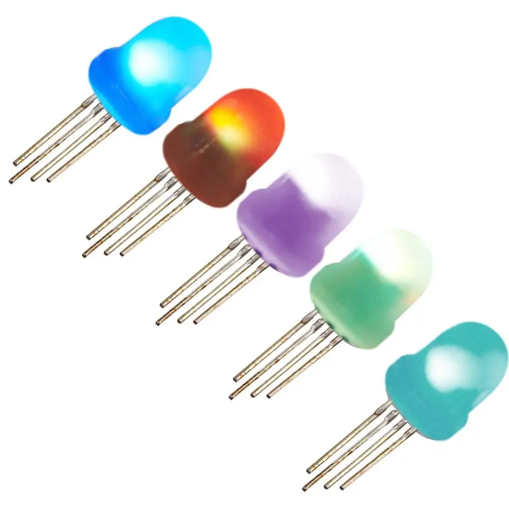 5 в 2 1000 шт RGB Полноцветный пиксельный IC APA106 F5 мм F8 8 круглый пиксель Arduino матовый