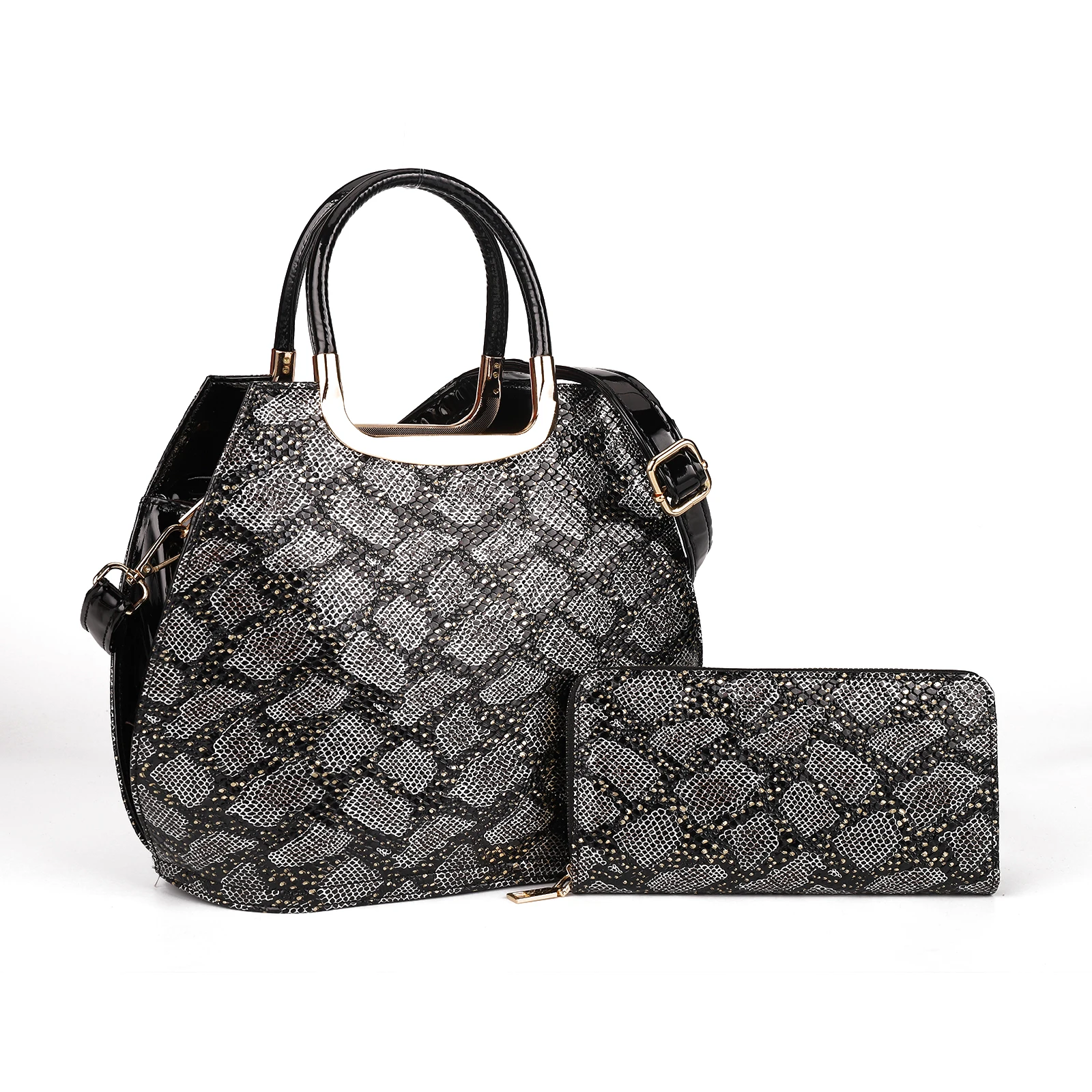 

2021 New Luxury Handbags Women Designer Stone Skin Grain Diamond Embossed Top-Hand Shoulder Shell Composite Bag/VK5621