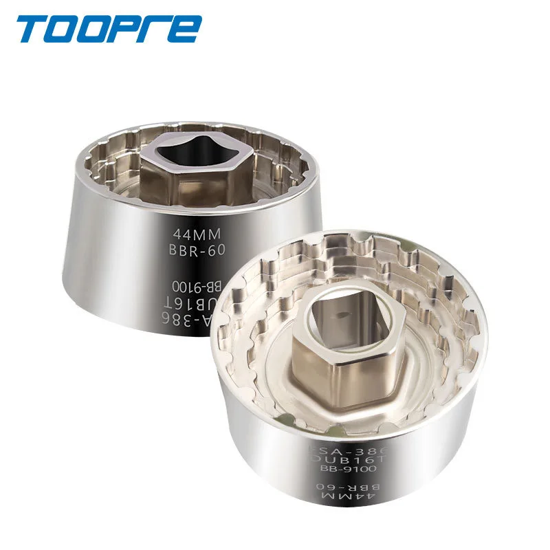 

TOOPRE Bicycle BB integrated shaft removal tool 44MM BBR60/BB-9100/DUB16T/FSA386/BB44 five-in-one Bottom axis sleeve repair tool