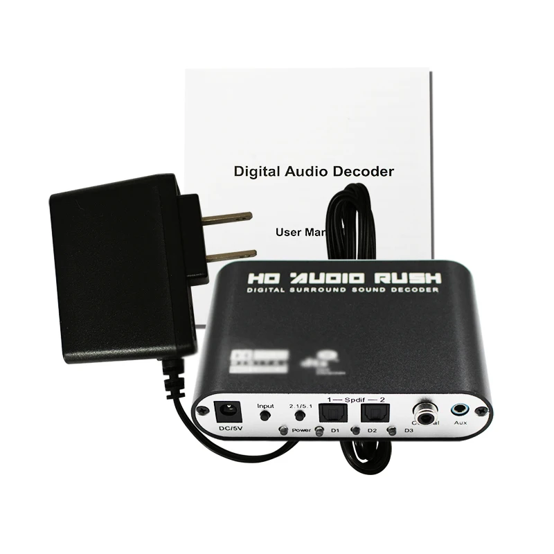 SPDIF коаксиальный для 5,1/2,1 каналов AC3/DTS аудио декодер шестерни объемного звука пик для PS3, STB, dvd-плеер, hd-плеер, Xbox 360