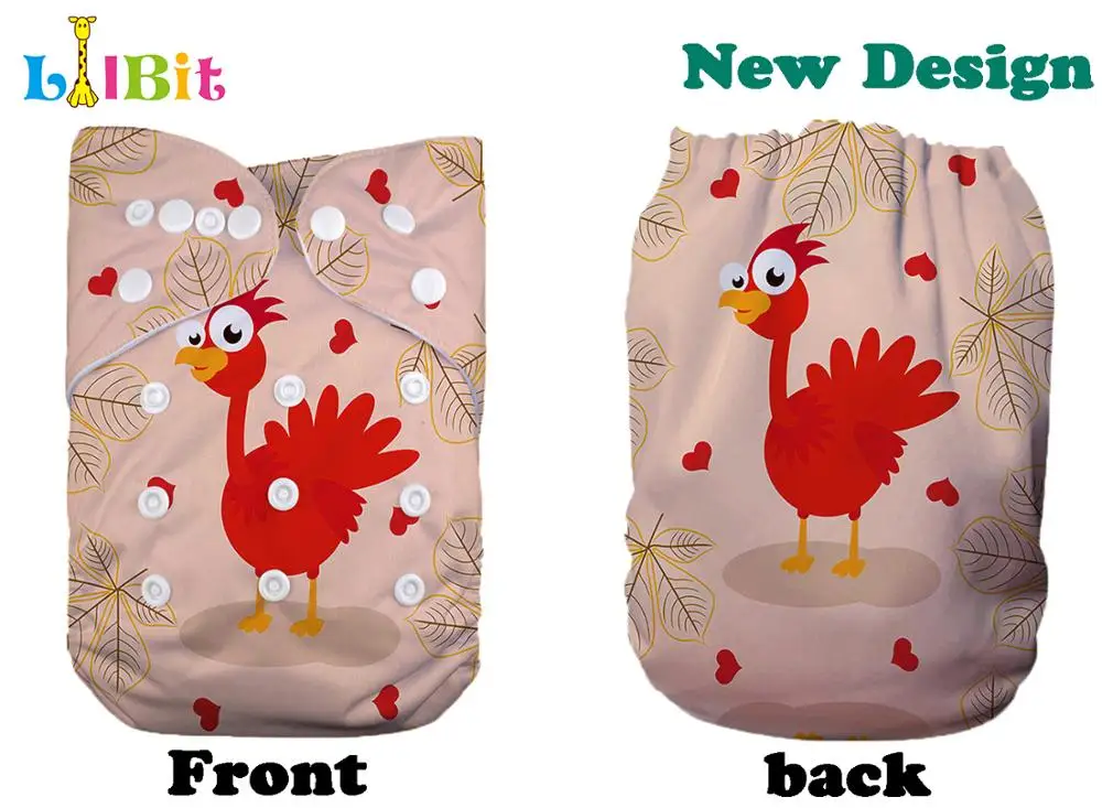 1 PC Reusable Holiday Thanksgiving Print Baby Pocket Cloth Diaper Cover | Мать и ребенок