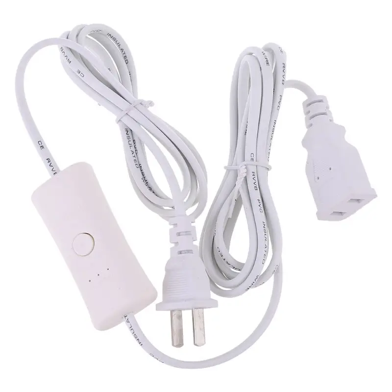 60 Вт штепсельная вилка стандарта США 2 зубца переменного тока Удлинительный