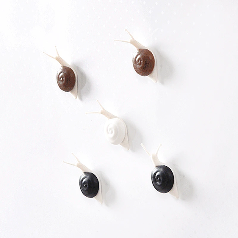 5 шт. Улитка стерео Стиль 3D холодильник магнитная доска объявлений наклейки милый