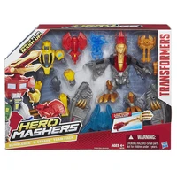 transformers hero mashers series bumblebees strafe robot toys set 6 inch assembled robot model action figure toys kids gift