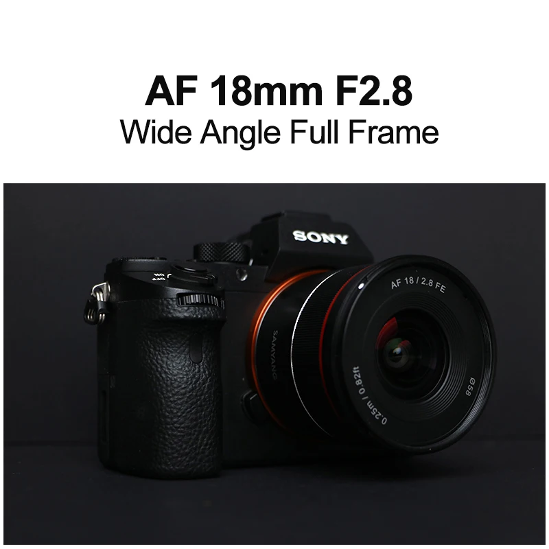 Широкоугольный объектив Samyang 18 мм F2.8 с автофокусом и полной рамкой для Sony FE Mount