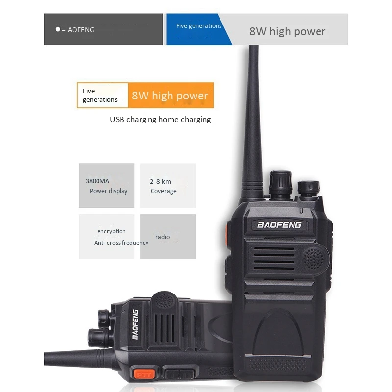 BaoFeng BF 999S5 иди и болтай Walkie Talkie “иди высокой Мощность радио УВЧ Comunicador передатчик