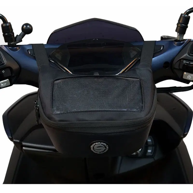 

50LC Motorcycle Handlebar Bag Fuel Tank Bag Windscreen Bag Mobile Phone Touch Screen Earphone Bag for gts300