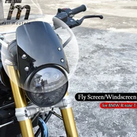 for bmw r nine t rninet r9t scrambler 14 15 16 2017 2018 2019 2020 motorcycle windshield windscreen headlight fairing deflector