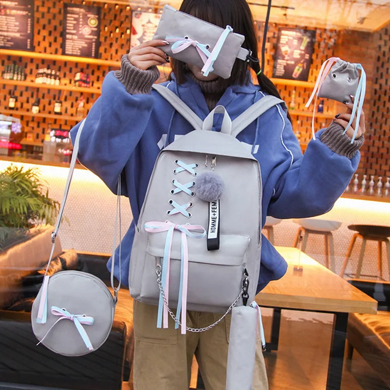 Вместительная школьная сумка для студентов Молодежные рюкзаки с защитой от