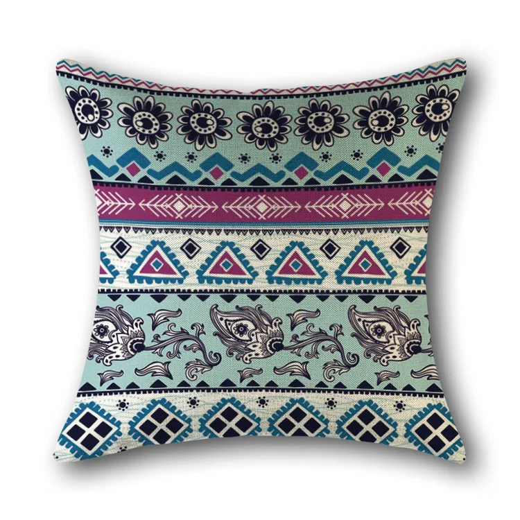 

Bohemian Stripes Cushion Cover Throw Pillow Case for Home Chair Sofa Decoration Square Pillowcases