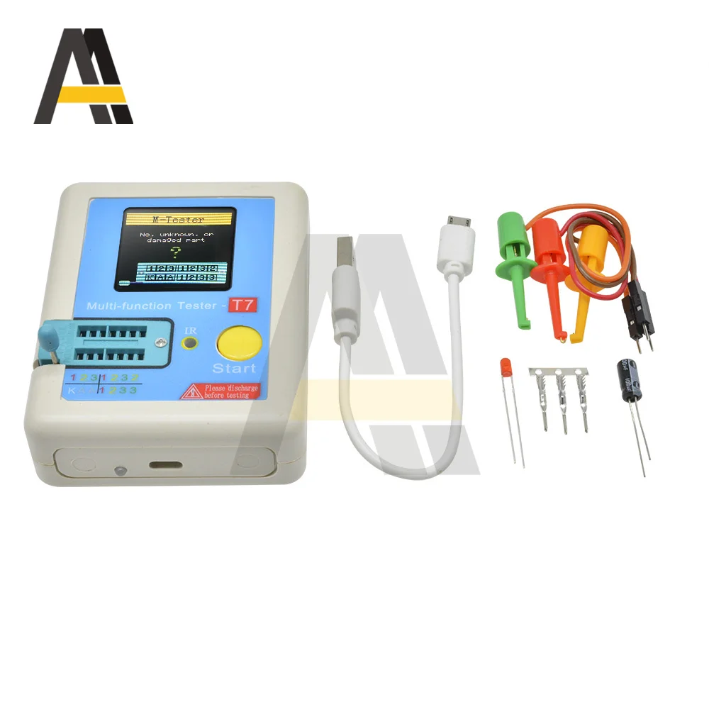 LCR-TC1 LCR-TC2 TC-T7-H LCR-T7 LCD транзистор дисплея Test TFT диодный триодный конденсатор