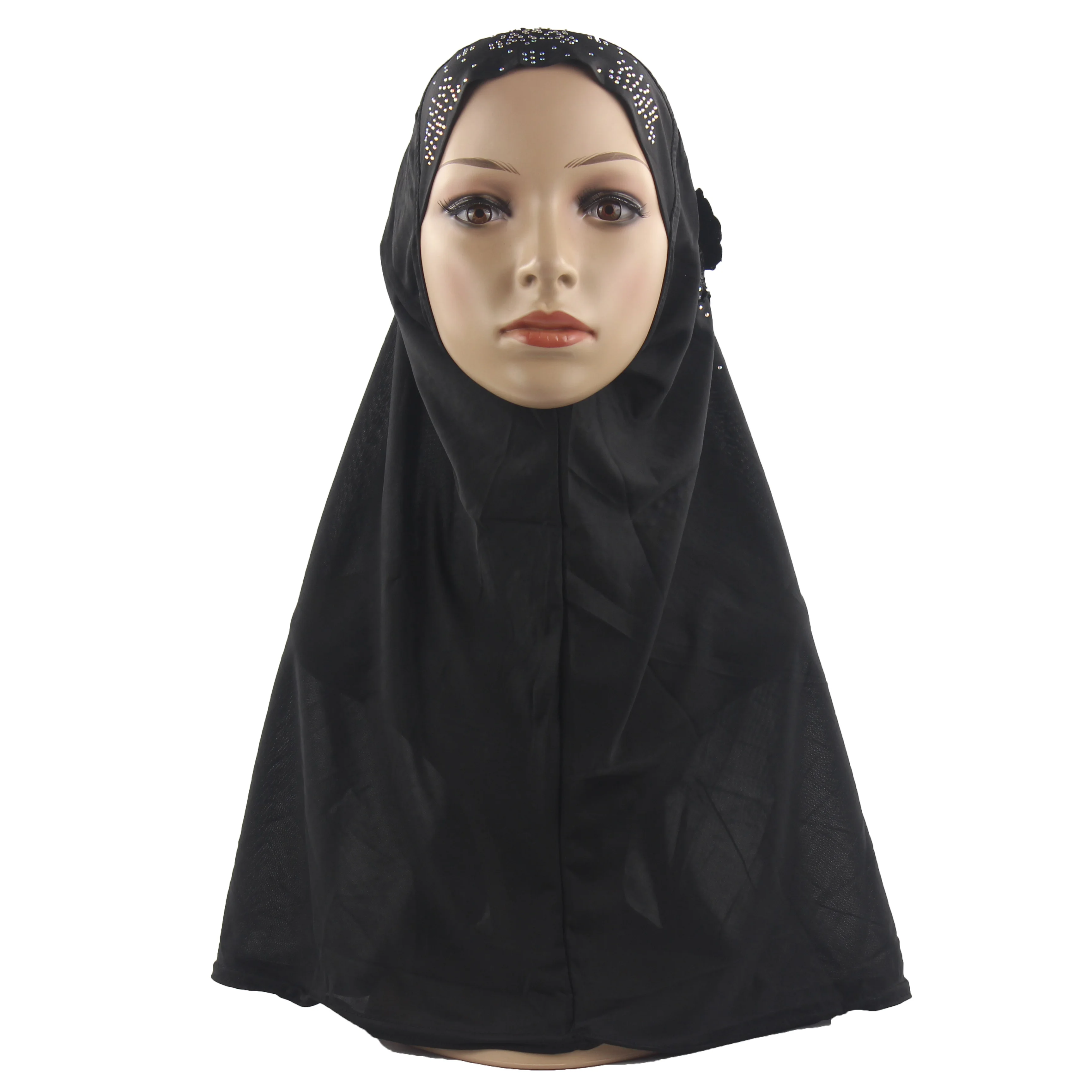 Мусульманский женский яркий исламский шарф Женская цельная Кепка Amira