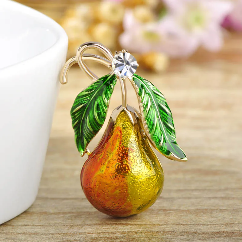 Мужская/Женская/Детская Брошь Blucome желтая эмалированная брошь в форме тыквы с