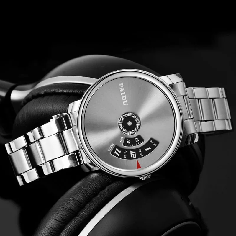 Мужские часы 2019 роскошные Брендовые Часы Paidu модные креативные с вращающимся