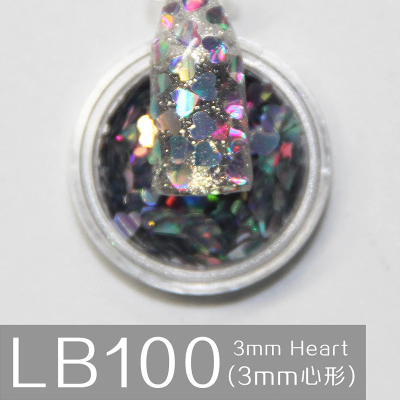 Zation 1 шт AB ногтей блестки пластинки звезда хлопья микс в виде звезды луны сердца