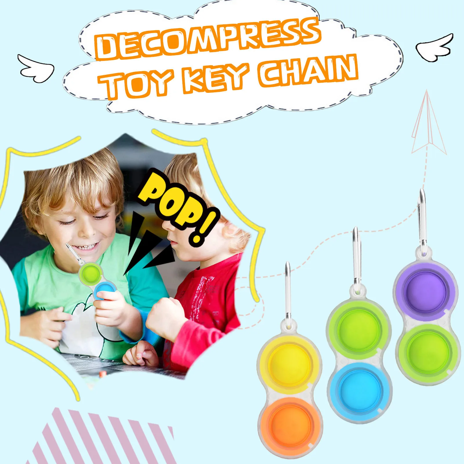 

Children Adult Dimple Toy Pressure Reliever Board Controller Educational Toy Pack Toys For Adults 18 Antistress